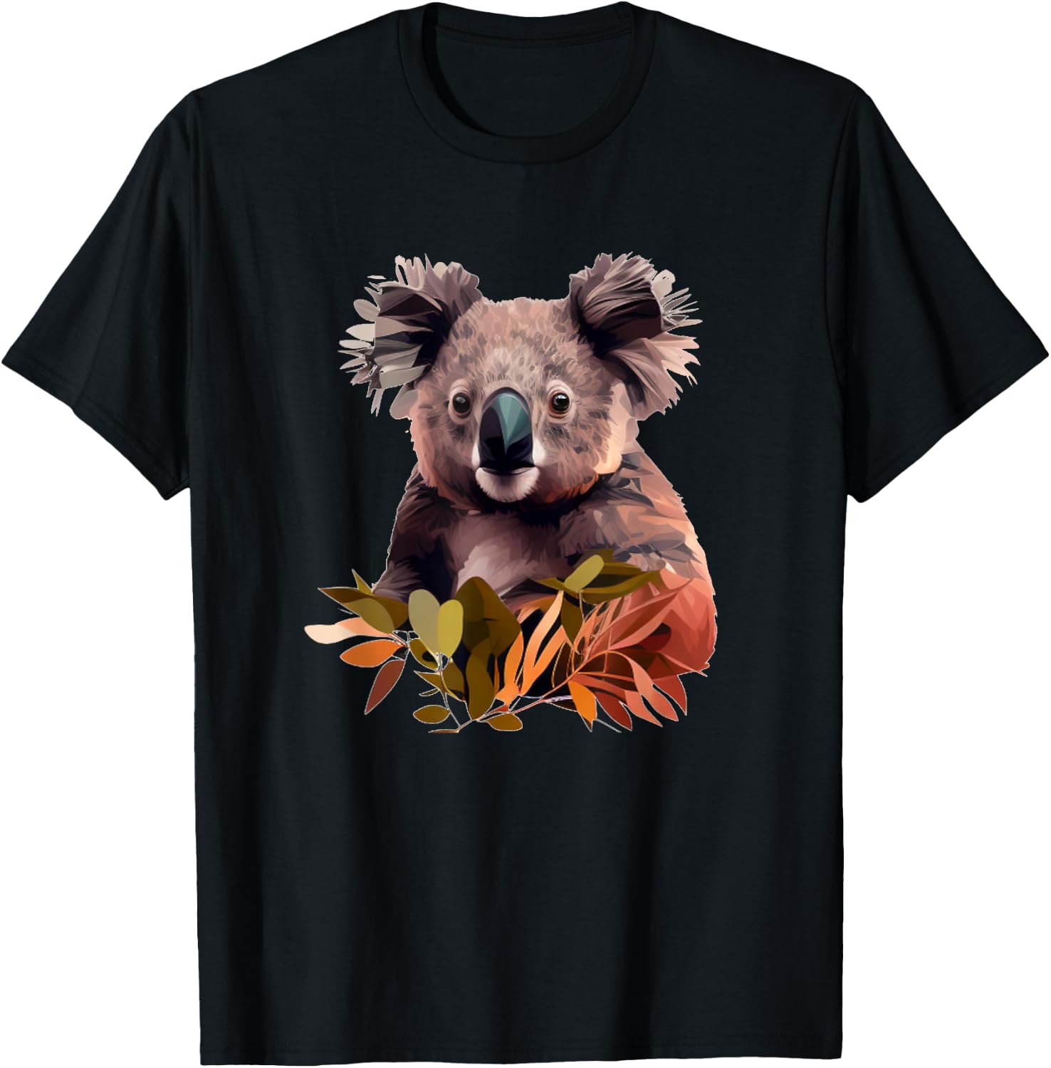 Funny plump Koala Bear T-Shirt - T-Shirt | Black
