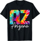 Arizona Tie Dye AZ Vintage/Retro T-Shirt - T-Shirt | Black