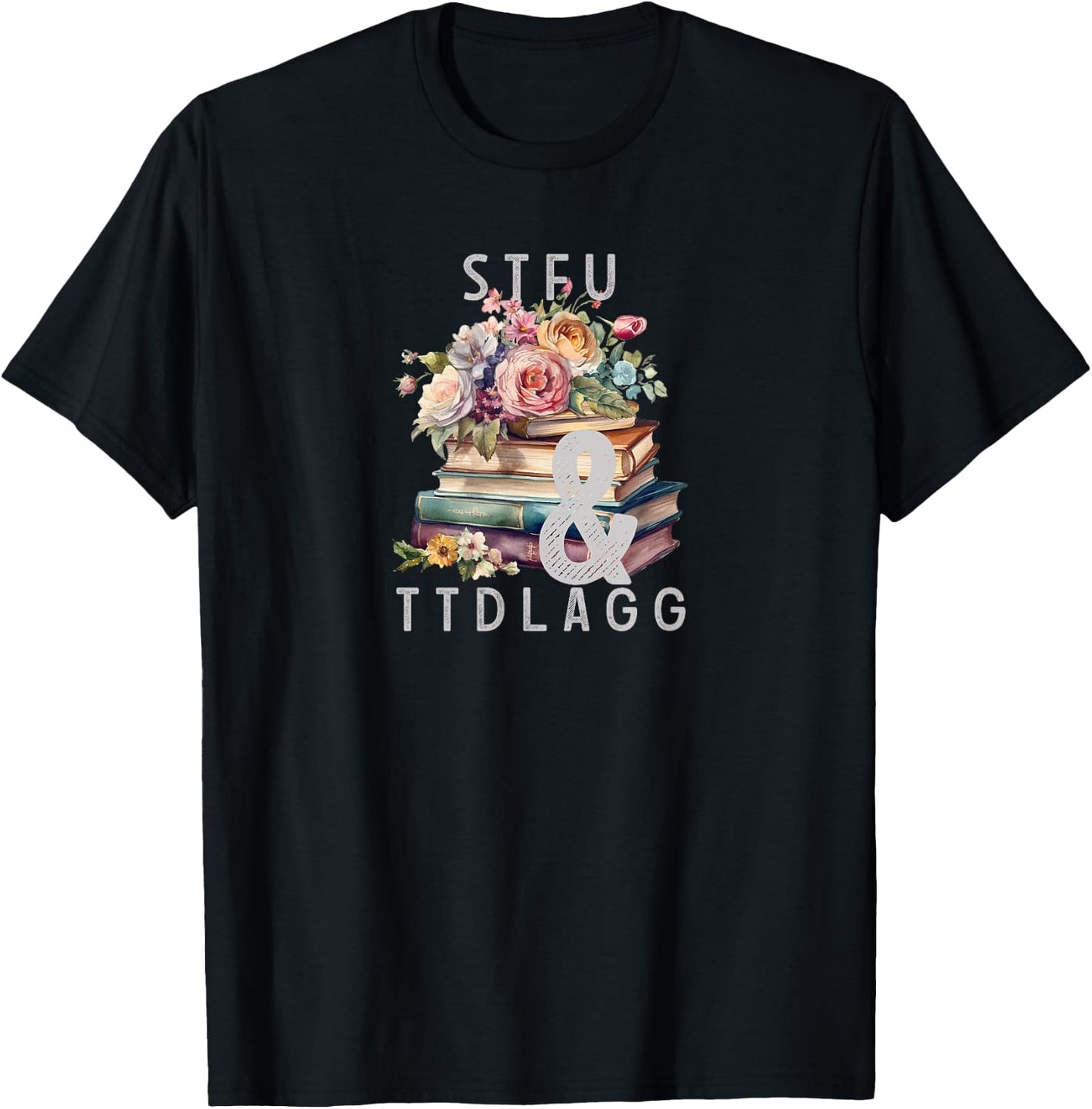 Bookish Book Lovers Readers of Smut T-Shirt - T-Shirt | Black