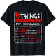 5 Things You Should Know About My Husband Wife Gift T-Shirt - T-Shirt | Black