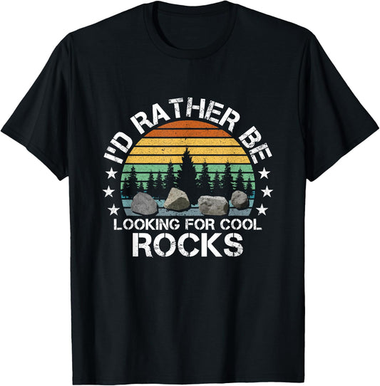 Rock Collecting Rock Collector Geology Geologist T-Shirt - T-Shirt | Black