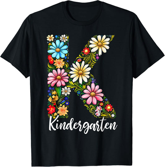Kindergarten Teacher First Day of School Back to School Kids T-Shirt - T-Shirt | Black
