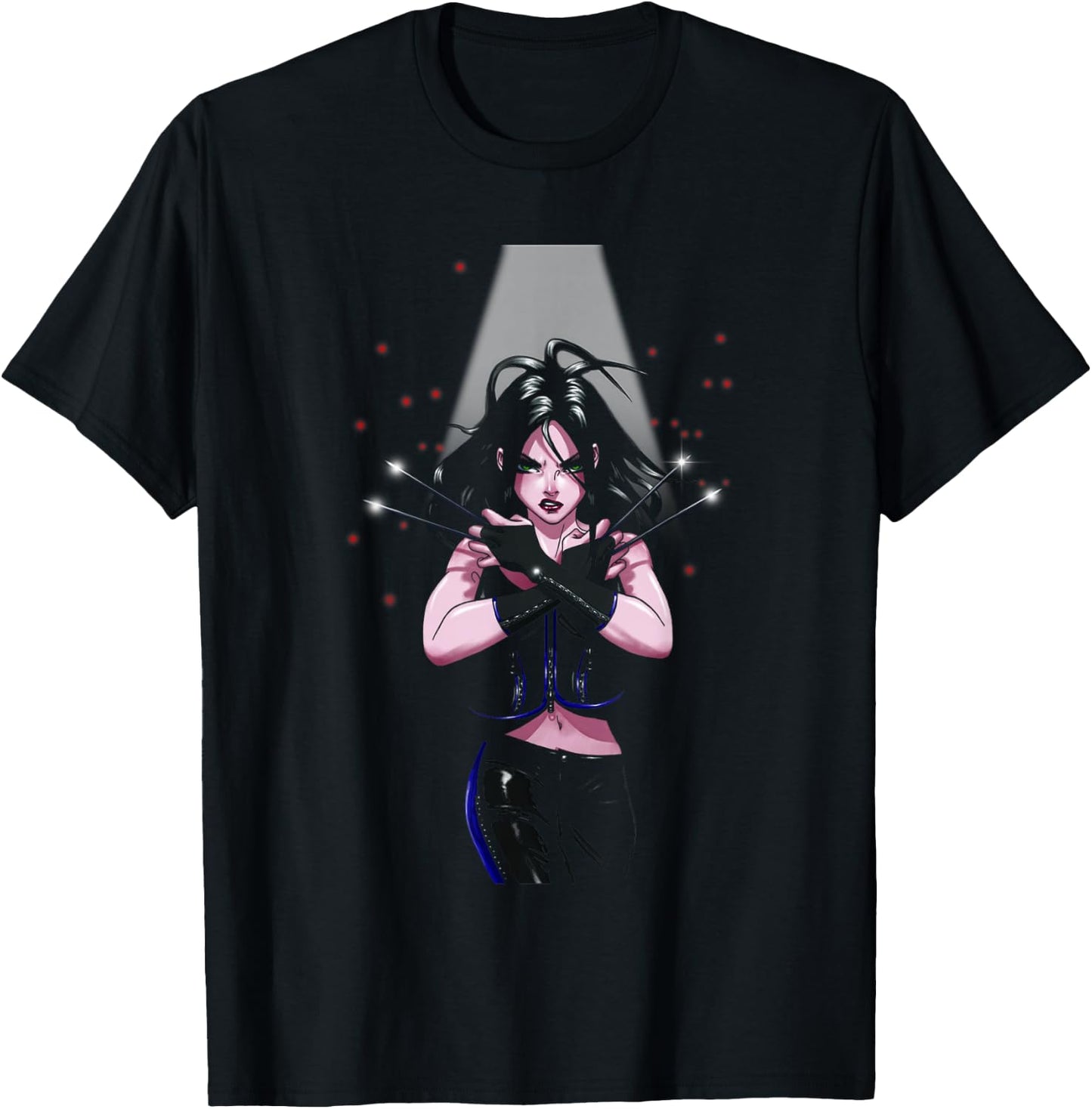 Marvel X-Men X-23 In The Spotlight Cool Portrait T-Shirt - T-Shirt | Black