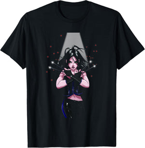 Marvel X-Men X-23 In The Spotlight Cool Portrait T-Shirt - T-Shirt | Black