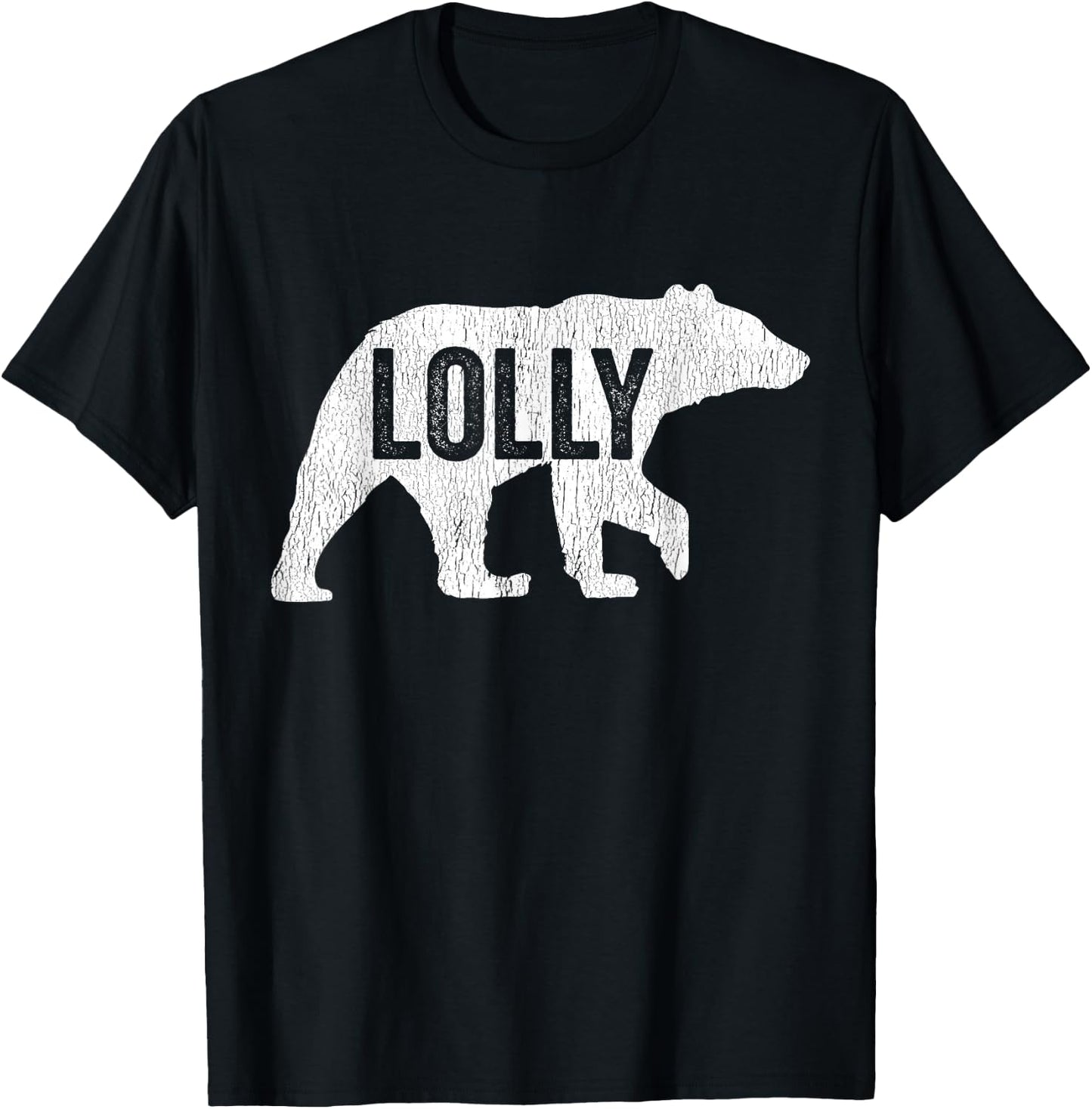 Lolly Bear Matching Family Camping Bear Funny Lolly T-Shirt - T-Shirt | Black