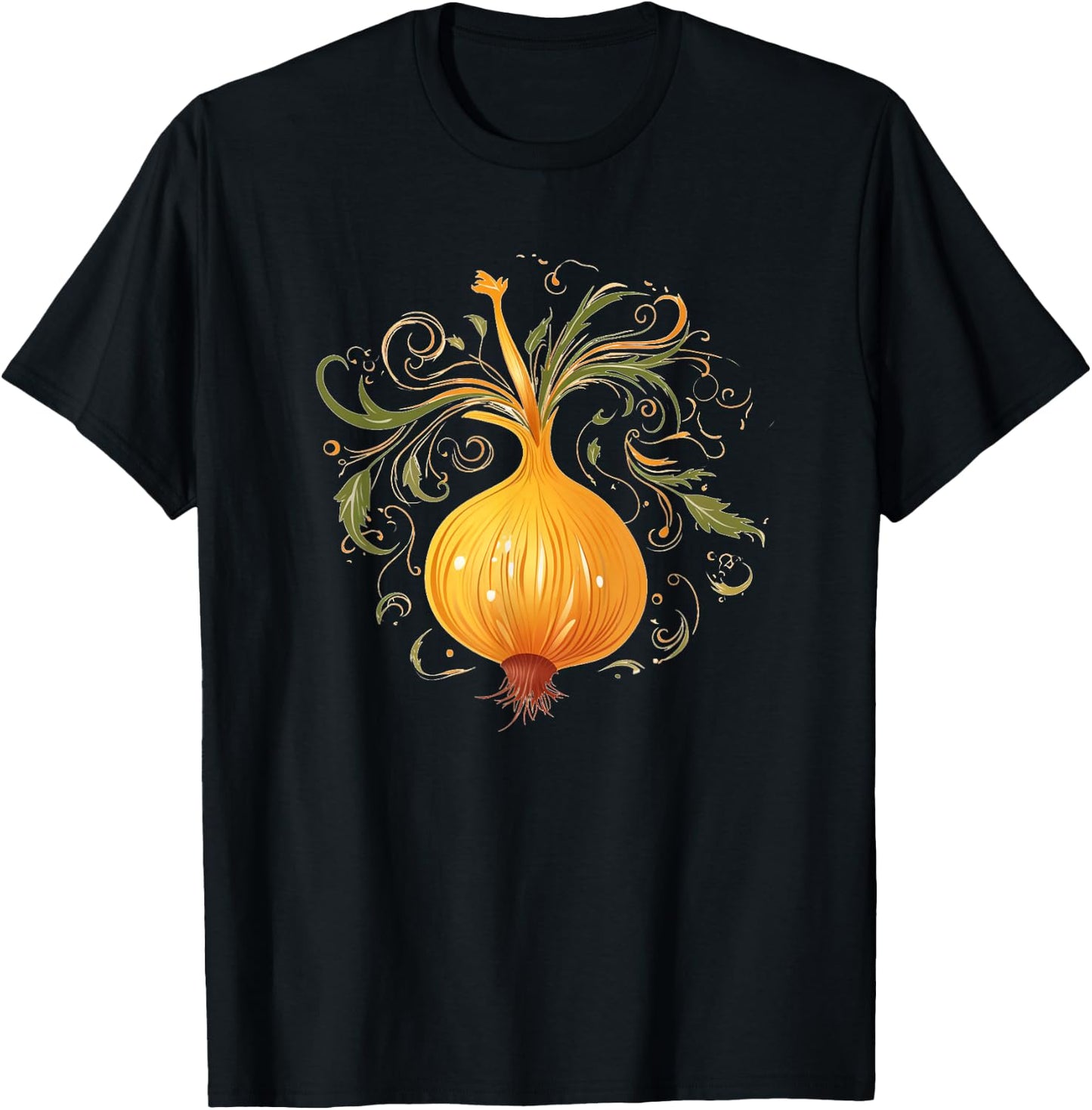 Funny single Onion T-Shirt - T-Shirt | Black