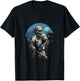Zombie Playing Baseball Halloween Baseball Player T-Shirt - T-Shirt | Black