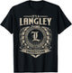 It's A LANGLEY Thing You Wouldn't Understand Name Vintage T-Shirt - T-Shirt | Black