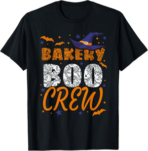 Bakery Boo Crew Halloween Baker Matching T-Shirt - T-Shirt | Black