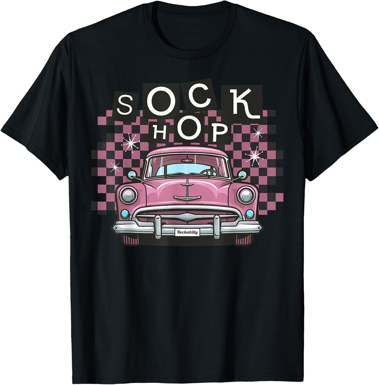 50s Sock Hop Dance Part Retro 1950s Party Doo Wop Rockabilly T-Shirt - T-Shirt | Black