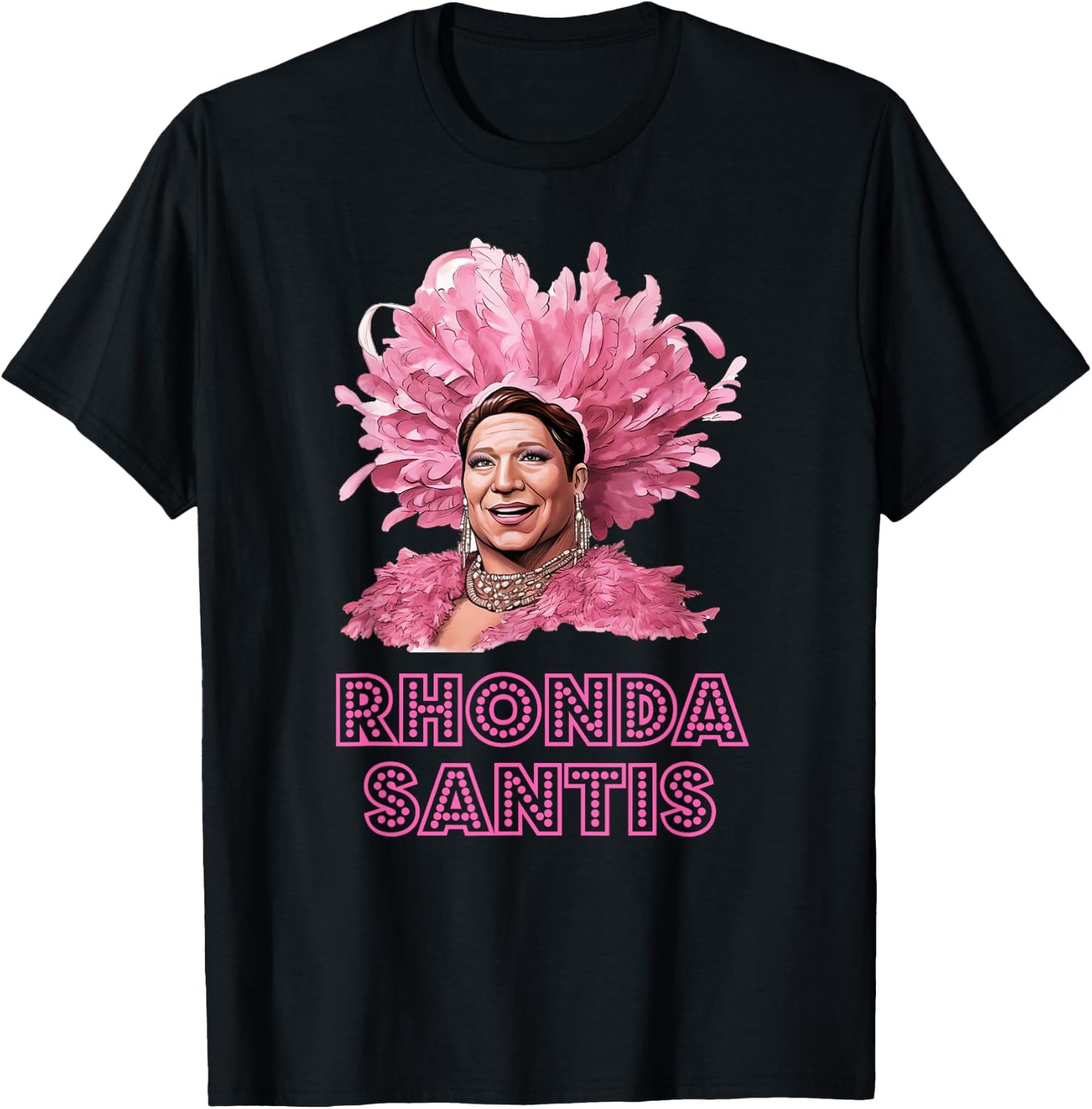 Rhonda Santis T-Shirt - T-Shirt | Black