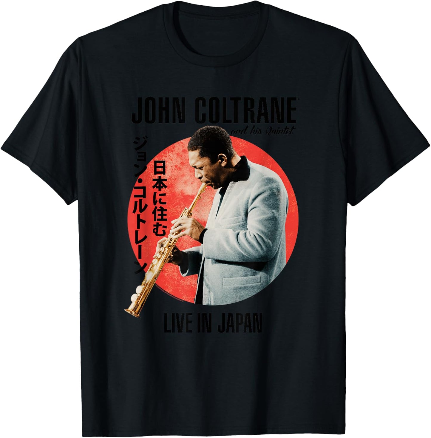 John Coltrane Live In Japan T-Shirt - T-Shirt | Black