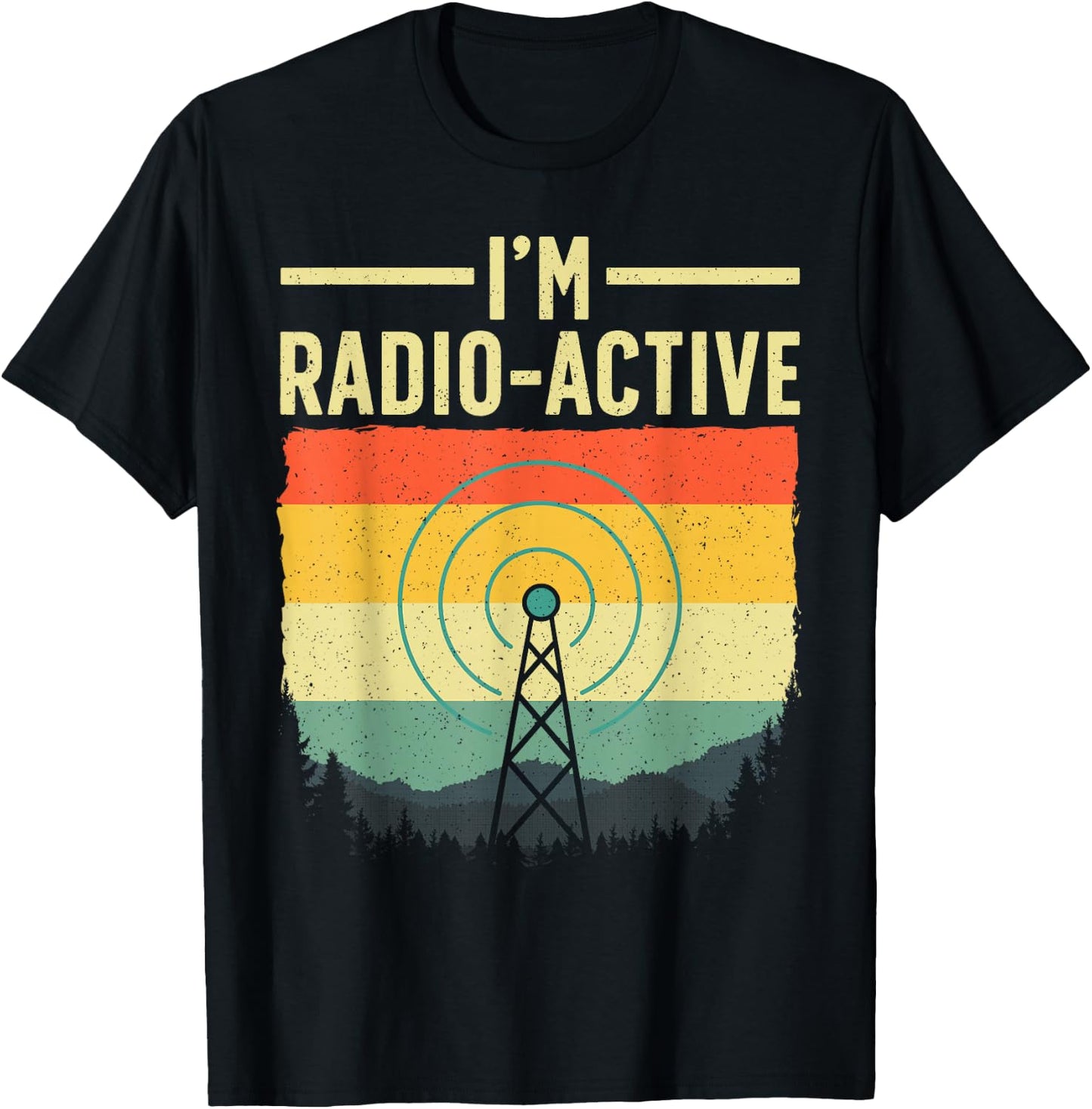 Cool Ham Radio Art Women Ham Operator Amateur Radio T-Shirt - T-Shirt | Black