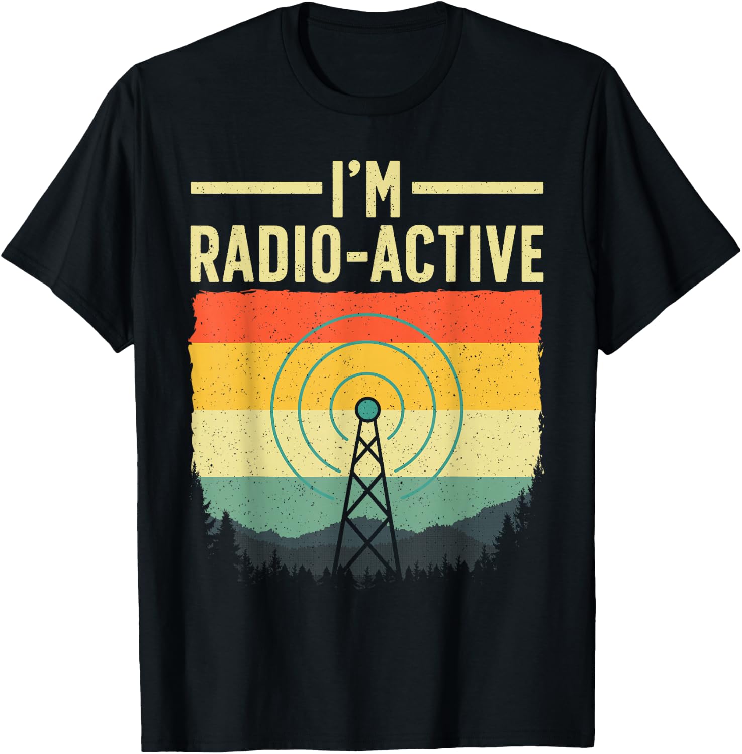 Cool Ham Radio Art Women Ham Operator Amateur Radio T-Shirt - T-Shirt | Black