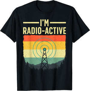 Cool Ham Radio Art Women Ham Operator Amateur Radio T-Shirt - T-Shirt | Black