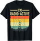 Cool Ham Radio Art Women Ham Operator Amateur Radio T-Shirt - T-Shirt | Black