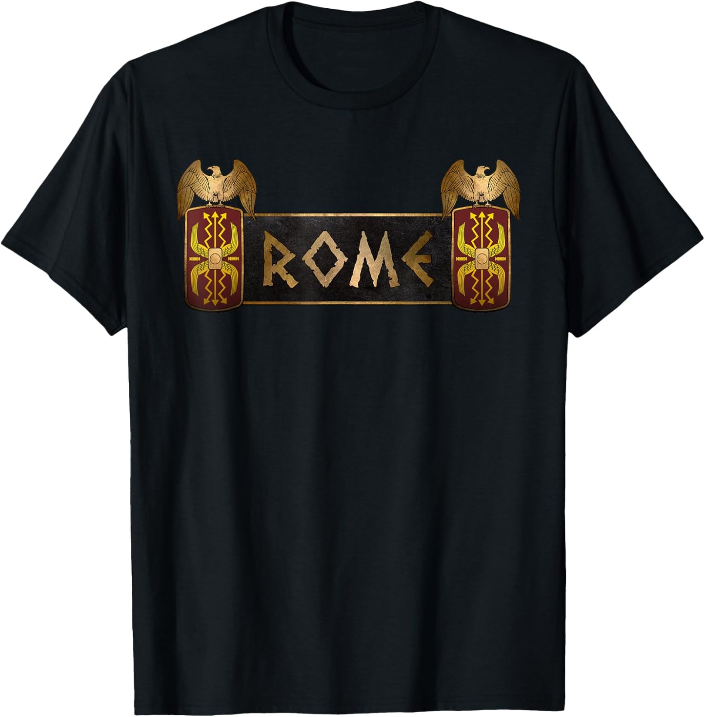 Ancient Roman Army Shields T-Shirt - T-Shirt | Black