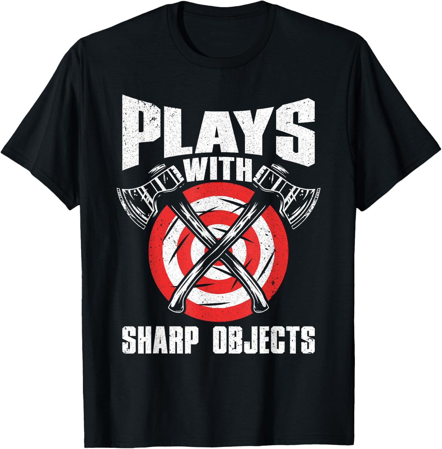 Funny Axe Throwing Design Women Ax Throwing Lover T-Shirt - T-Shirt | Black