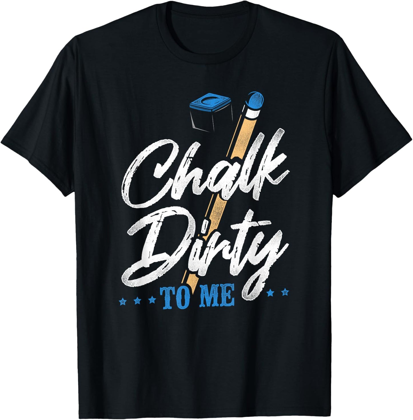 Billiards Pool Player Ball Pun Vintage Chalk Dirty To Me T-Shirt - T-Shirt | Black