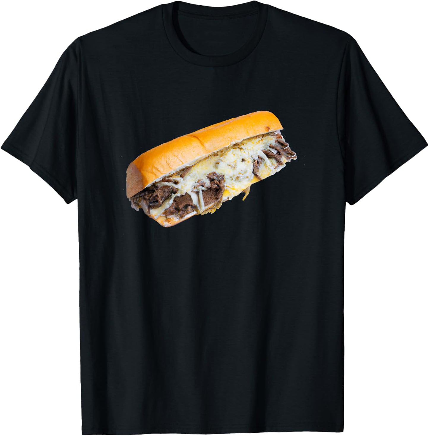 Philly Cheesesteak Sub T-Shirt - T-Shirt | Black