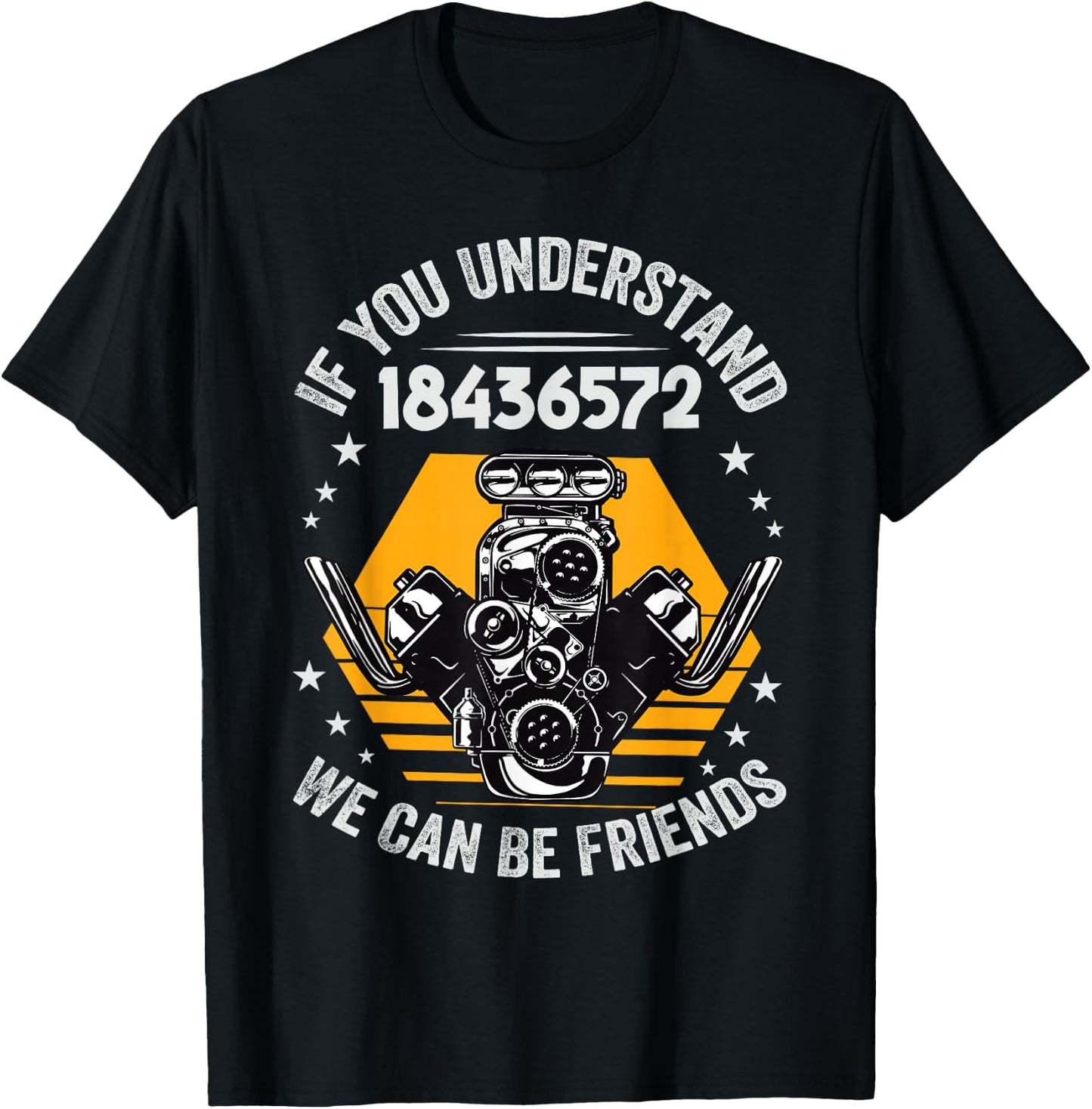 If You Understand 18436572 We Can Be Friends - Funny T-Shirt - T-Shirt | Black