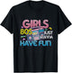 Girl Just Wanna Have Fun Nostalgia 1980s 80s Throwback T-Shirt - T-Shirt | Black
