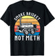 Smoke Brisket not Meth Funny Barbeque T-Shirt - T-Shirt | Black