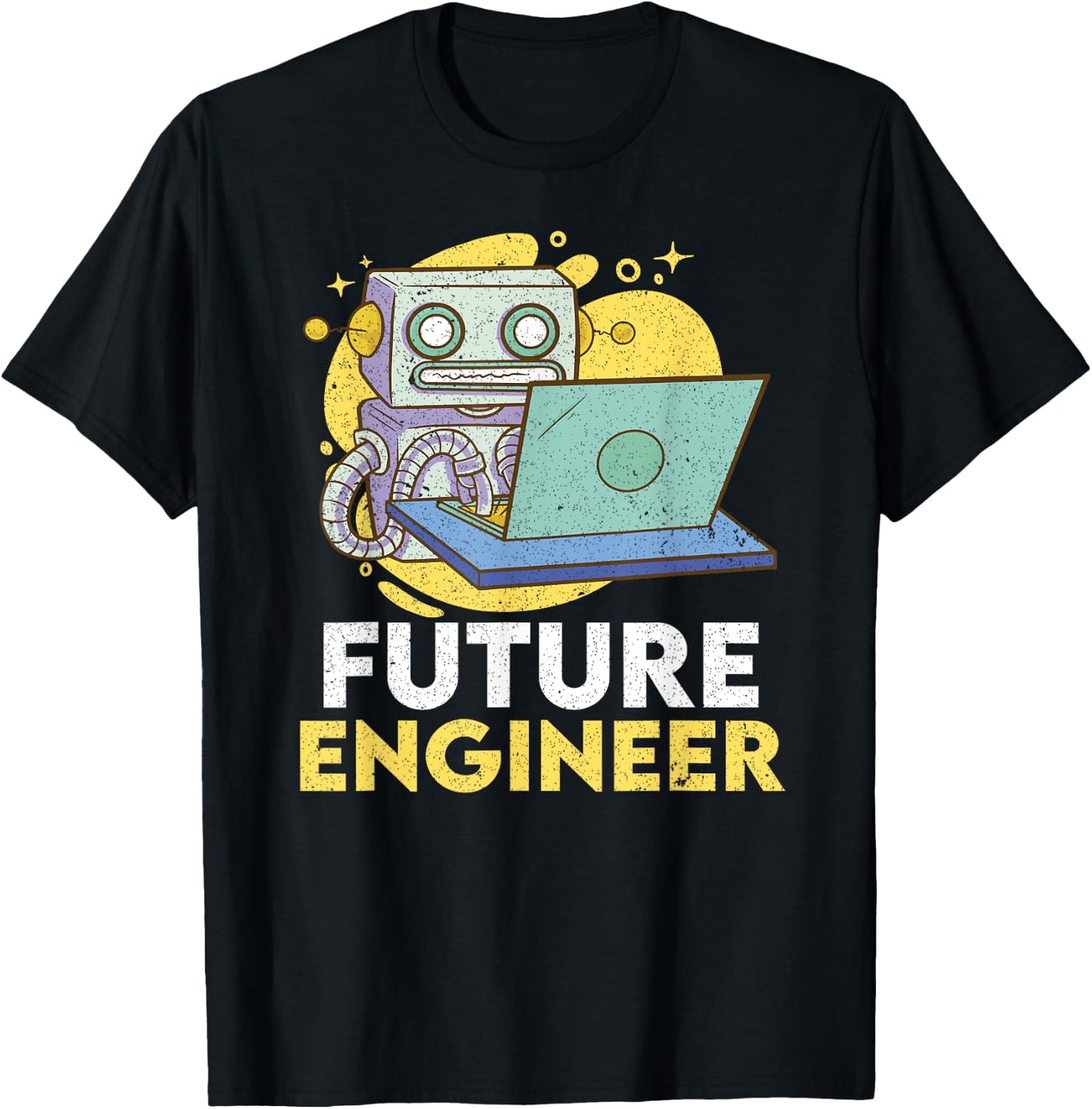 Future Engineer Robotics Robot Costume Engineer System Men's T-Shirt - T-Shirt | Black