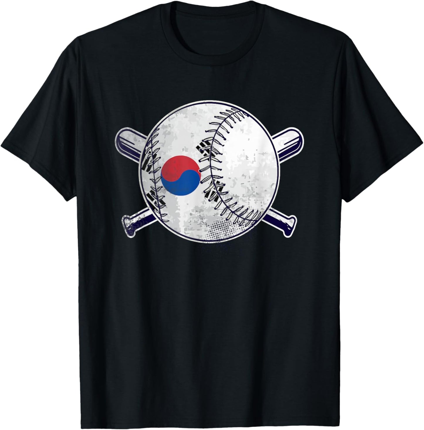 Korean Baseball Sport Korea Baseball T-Shirt - T-Shirt | Black