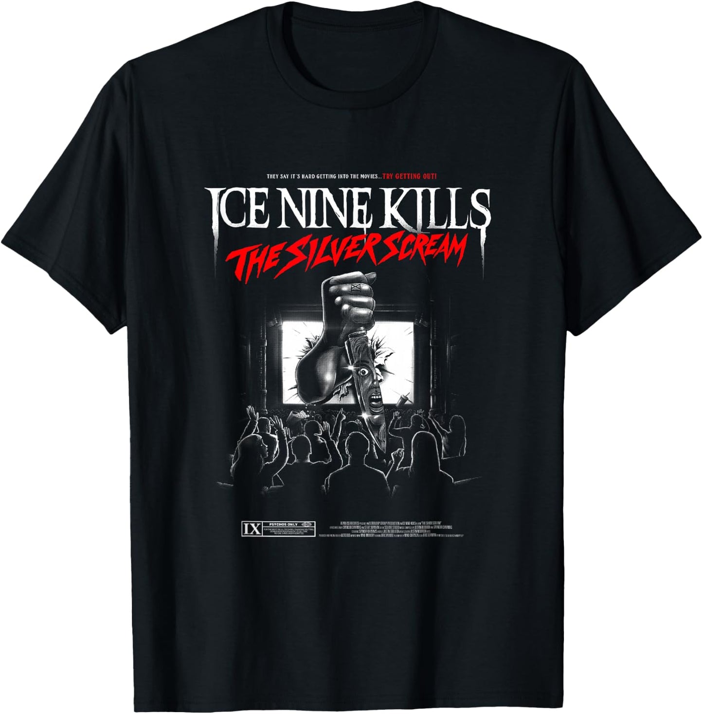Ice Nine Kills - The Silver Scream Cover T-Shirt - T-Shirt | Black
