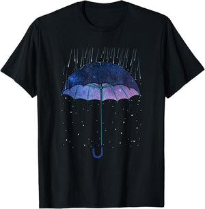 Rain Purple Umbrella For Violet Favorite Color T-Shirt - T-Shirt | Black