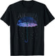 Rain Purple Umbrella For Violet Favorite Color T-Shirt - T-Shirt | Black