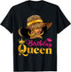 African American Afro Black Women It's My Birthday Queen T-Shirt - T-Shirt | Black