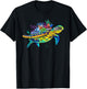 Save The Sea Turtles Funny Environmental Turtle Lover Outfit T-Shirt - T-Shirt | Black