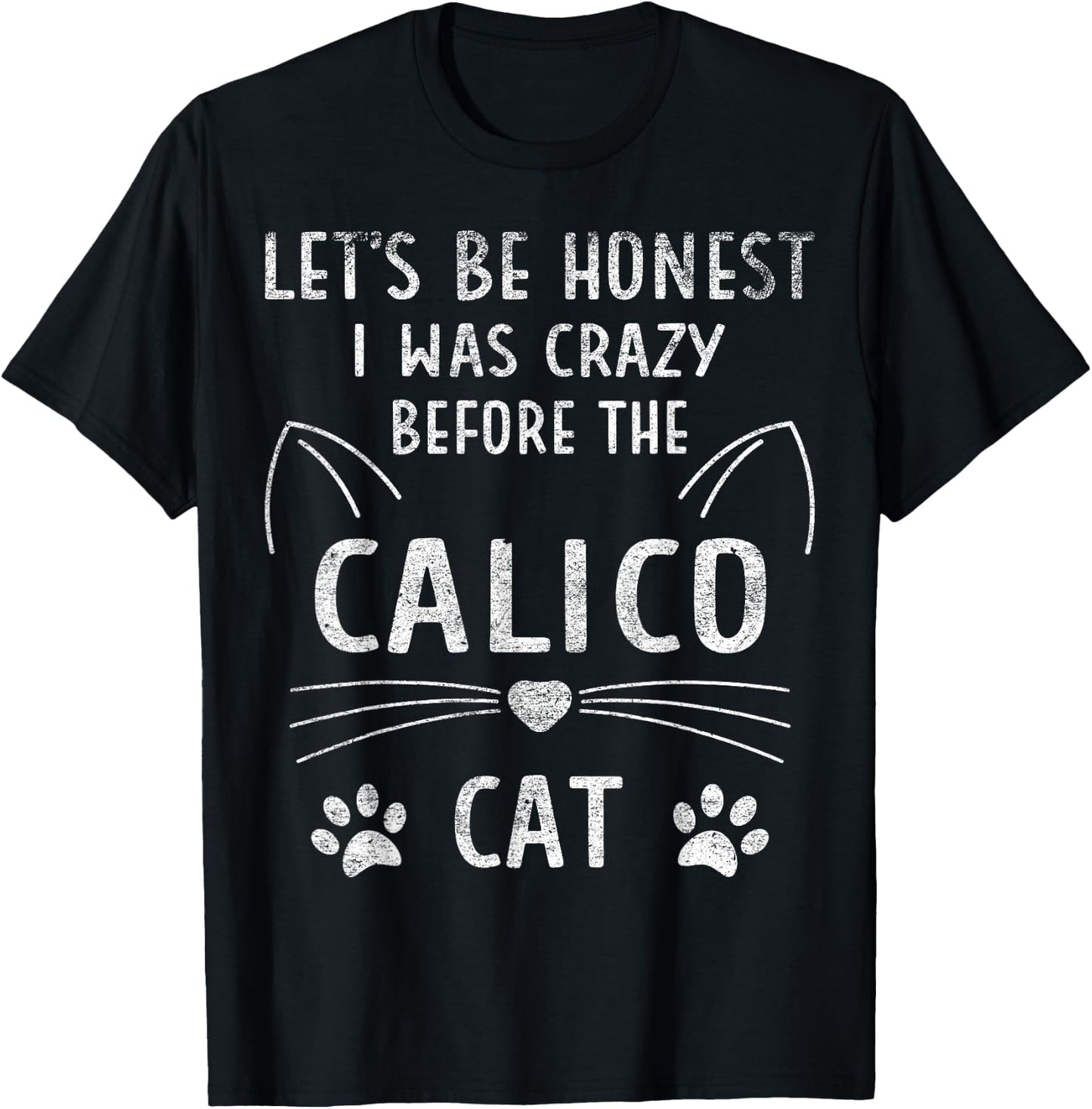 Caliby Accessories Stuff Apparel Owner Dilute Calico Cat T-Shirt - T-Shirt | Black