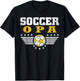 Soccer Opa - Soccer Player Funny Grandfather Soccer T-Shirt - T-Shirt | Black