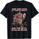 Knight Templar And God Said Let There Be Knights And The T-Shirt - T-Shirt | Black