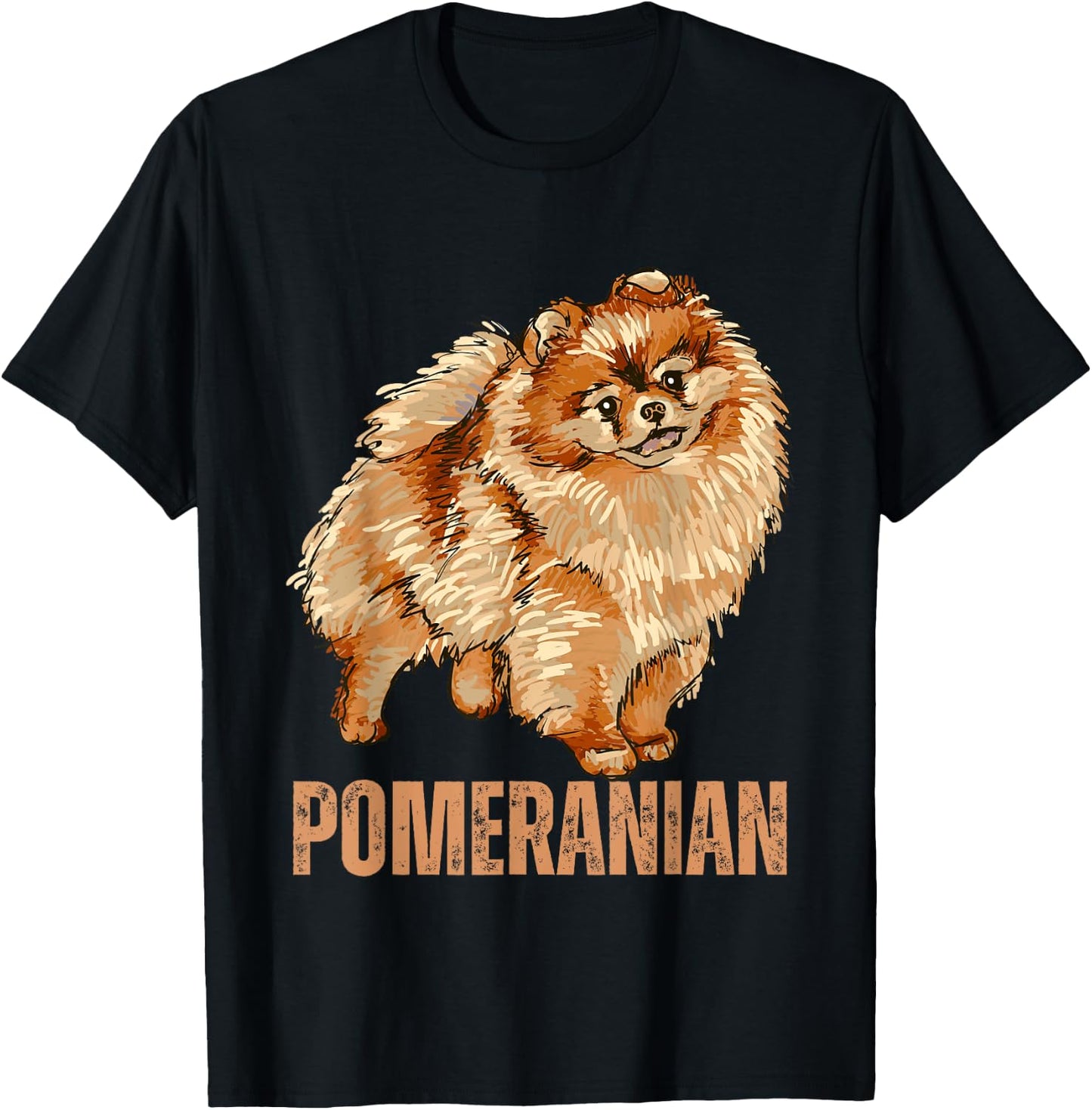 Sarcastic Dog Shirts Co18 Pomeranian Kids Black Small Short Sleeve T-Shirt - T-Shirt | Black