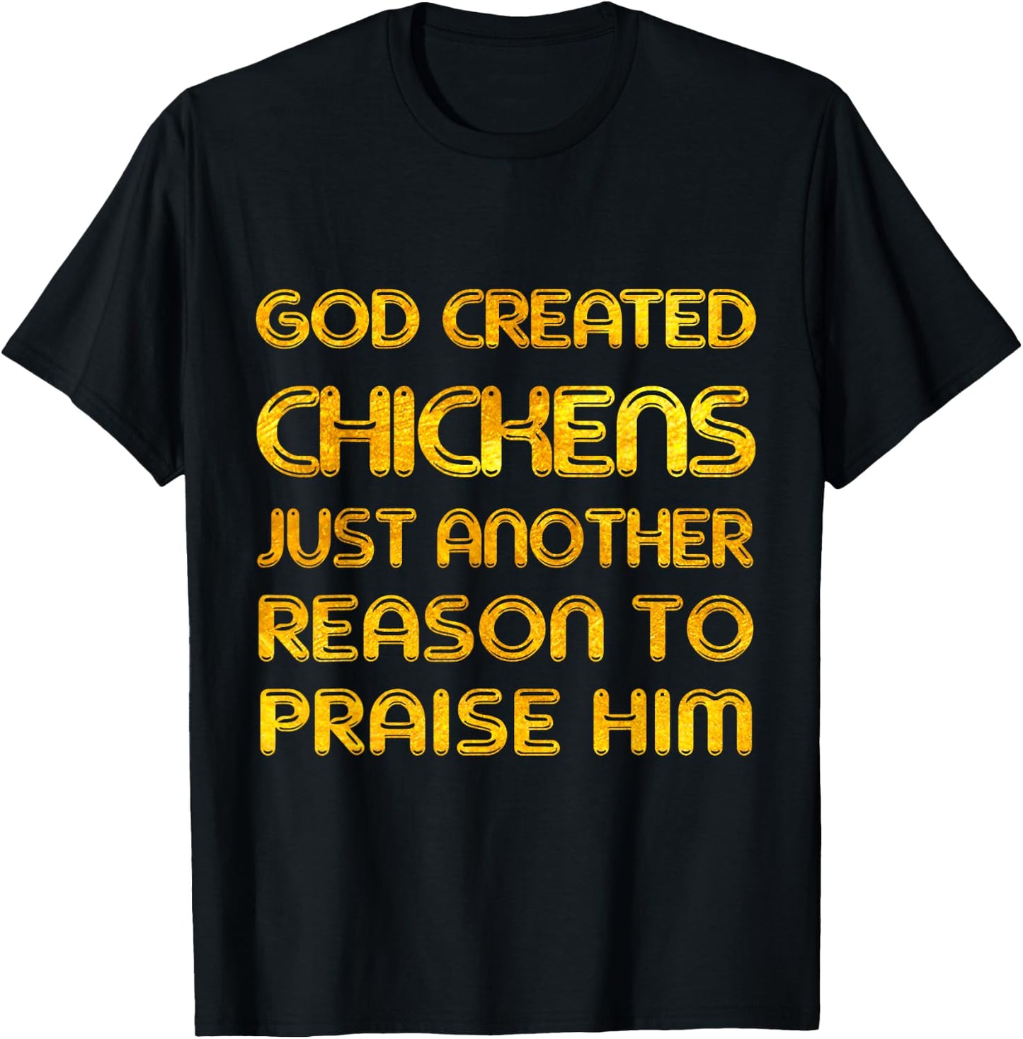 Funny Chicken Lover Farmer Christian Believer Jesus Love T-Shirt - T-Shirt | Black