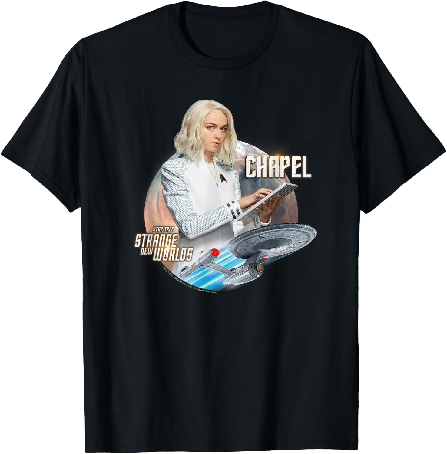 Star Trek Strange New Worlds Nurse Chapel T-Shirt - T-Shirt | Black