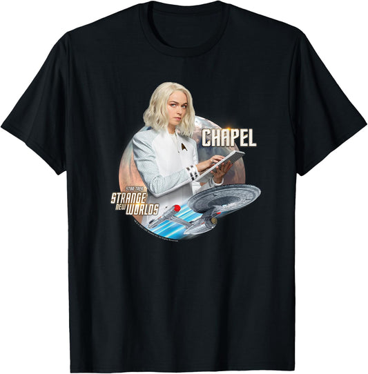 Star Trek Strange New Worlds Nurse Chapel T-Shirt - T-Shirt | Black