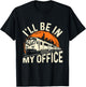 I'll Be In My Office - Train Lover Locomotive Conductor T-Shirt - T-Shirt | Black