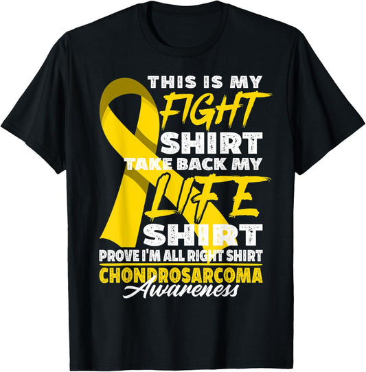 Bone Cancer I Awareness Fight Shirt I Chondrosarcoma T-Shirt - T-Shirt | Black