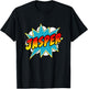 Kids Boys Jasper Name Comic Book Superhero T-Shirt - T-Shirt | Black