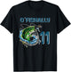 O-Fishally 11 Years Old Fisherman 11th Birthday Fishing T-Shirt - T-Shirt | Black
