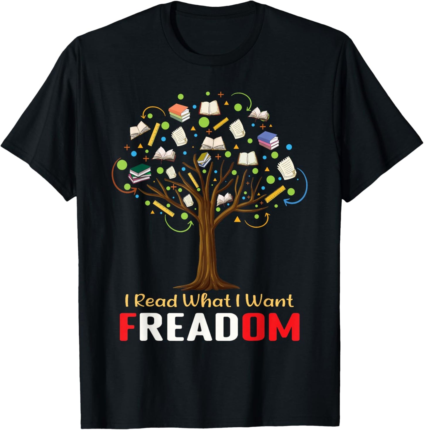 Read Banned Book Freedom Book Lover Reader Read Books T-Shirt - T-Shirt | Black