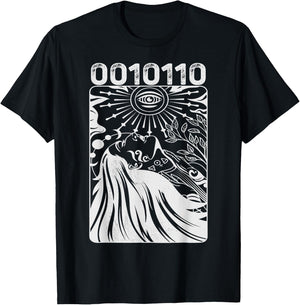 0010110 Spiritual Key Design Black Spiritual T-Shirt - T-Shirt | Black