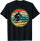 Vintage BMX Rider Retro Bike Bicycle Stunt Racing 70s 80s T-Shirt - T-Shirt | Black