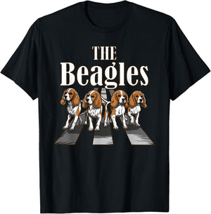 The Beagles - Dog Lover Beagle Lover Funny Beagle T-Shirt - T-Shirt | Black