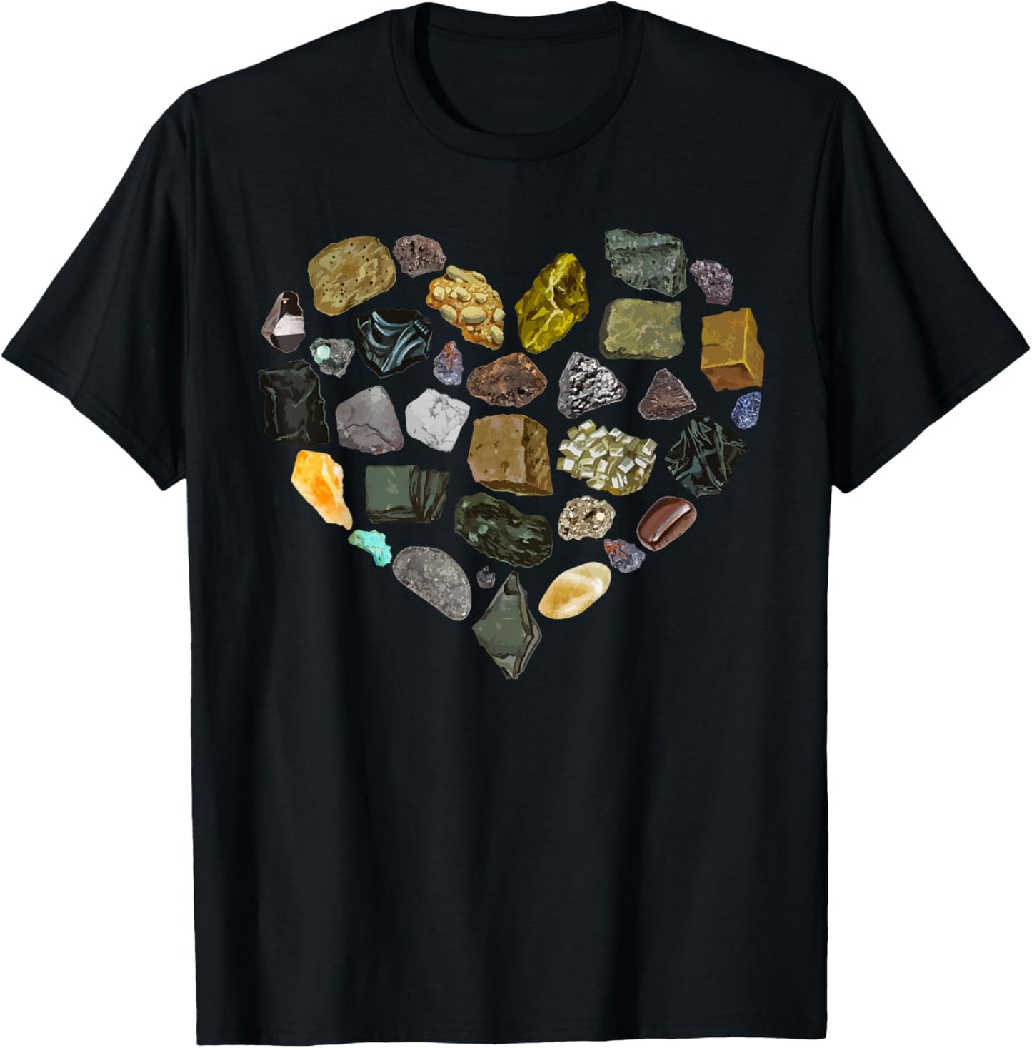 Funny Rock Collector Art Women Rockhounds Geology T-Shirt - T-Shirt | Black